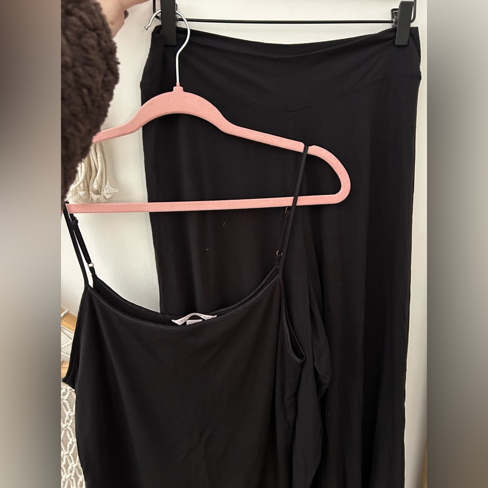 Victoria's Secret Black Cami & Sleep Pants Set